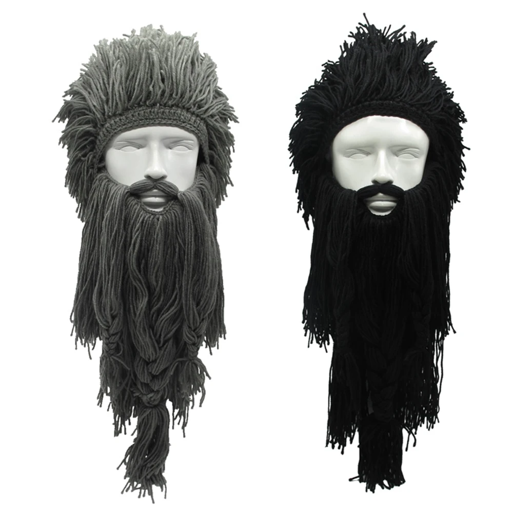 Unisex Knitted Wig Long Beard Viking Hat Winter Warm Funny Crazy Ski Mask Caps Creative Cosplay Barbarian Beanie Halloween Gift
Unisex Knitted Wig Long Beard Viking Hat Winter Warm Funny Crazy Ski Mask Caps Creative Cosplay Barbarian Beanie Halloween Gift