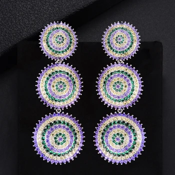 GODK Luxury Round Statement Drop Earrings For Women Wedding Cubic Zircon Party Dubai Bridal Jewelry 2019
GODK Luxury Round Statement Drop Earrings For Women Wedding Cubic Zircon Party Dubai Bridal Jewelry 2019