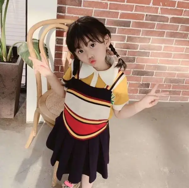 Girls' fashion strap dress