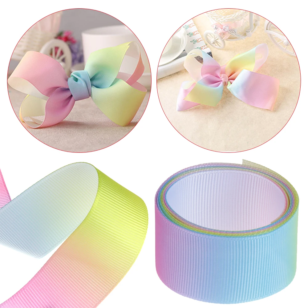 1 meter/lot 9/ 25/38/50mm gradient colors rainbow printed grosgrain ribbon DIY Wrapping Wedding Party Hair Bow Decor
1 meter/lot 9/ 25/38/50mm gradient colors rainbow printed grosgrain ribbon DIY Wrapping Wedding Party Hair Bow Decor