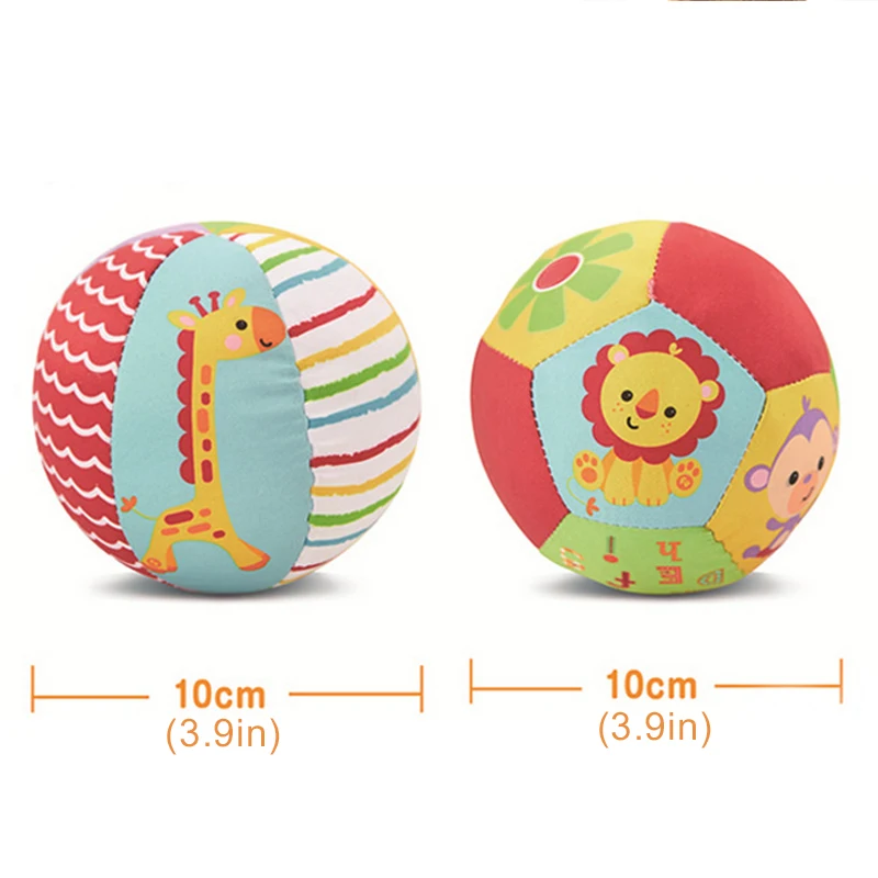 Детские игрушки 0 12 месяцев мяч в виде животного мягкие плюшевые детские
