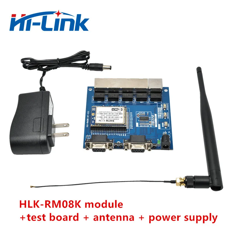 FreeShipping 2PCS HLK-RM08K serial WIFI module/ four- ethernet port two serial port UART to WIFI module MT7688K developmentboard
FreeShipping 2PCS HLK-RM08K serial WIFI module/ four- ethernet port two serial port UART to WIFI module MT7688K developmentboard