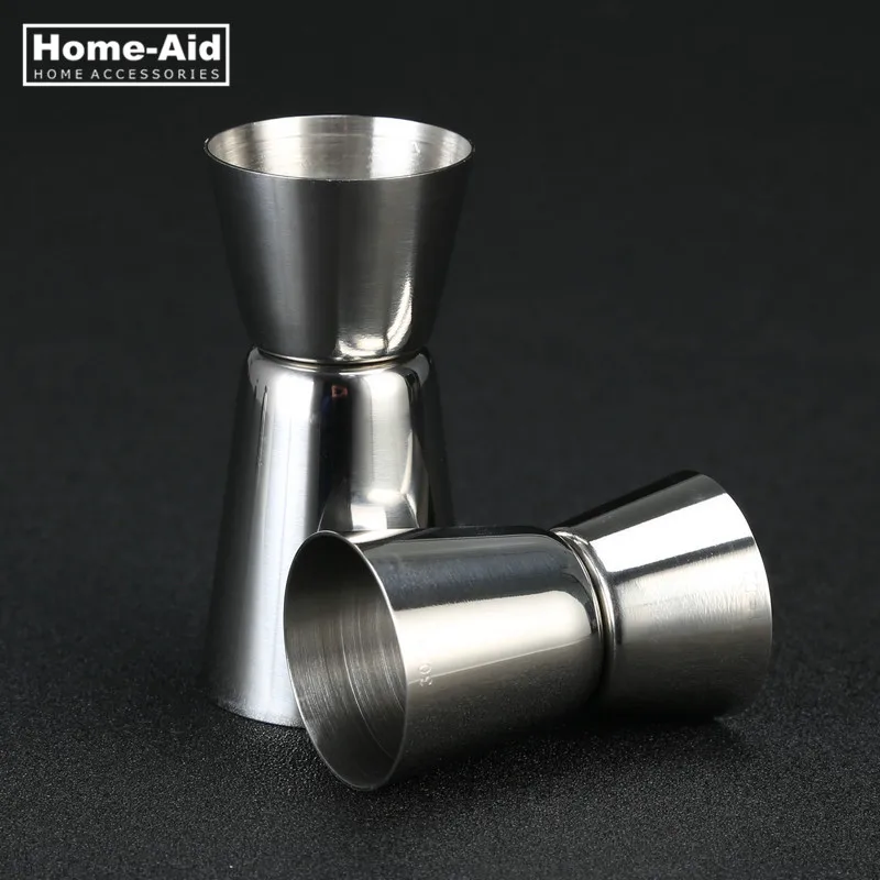 Stainless Steel Mojito Cocktail Shaker Single Double Shot Short Drink Liquor Jigger Mesaures Cup Bartender Kit Bar Tool
Stainless Steel Mojito Cocktail Shaker Single Double Shot Short Drink Liquor Jigger Mesaures Cup Bartender Kit Bar Tool