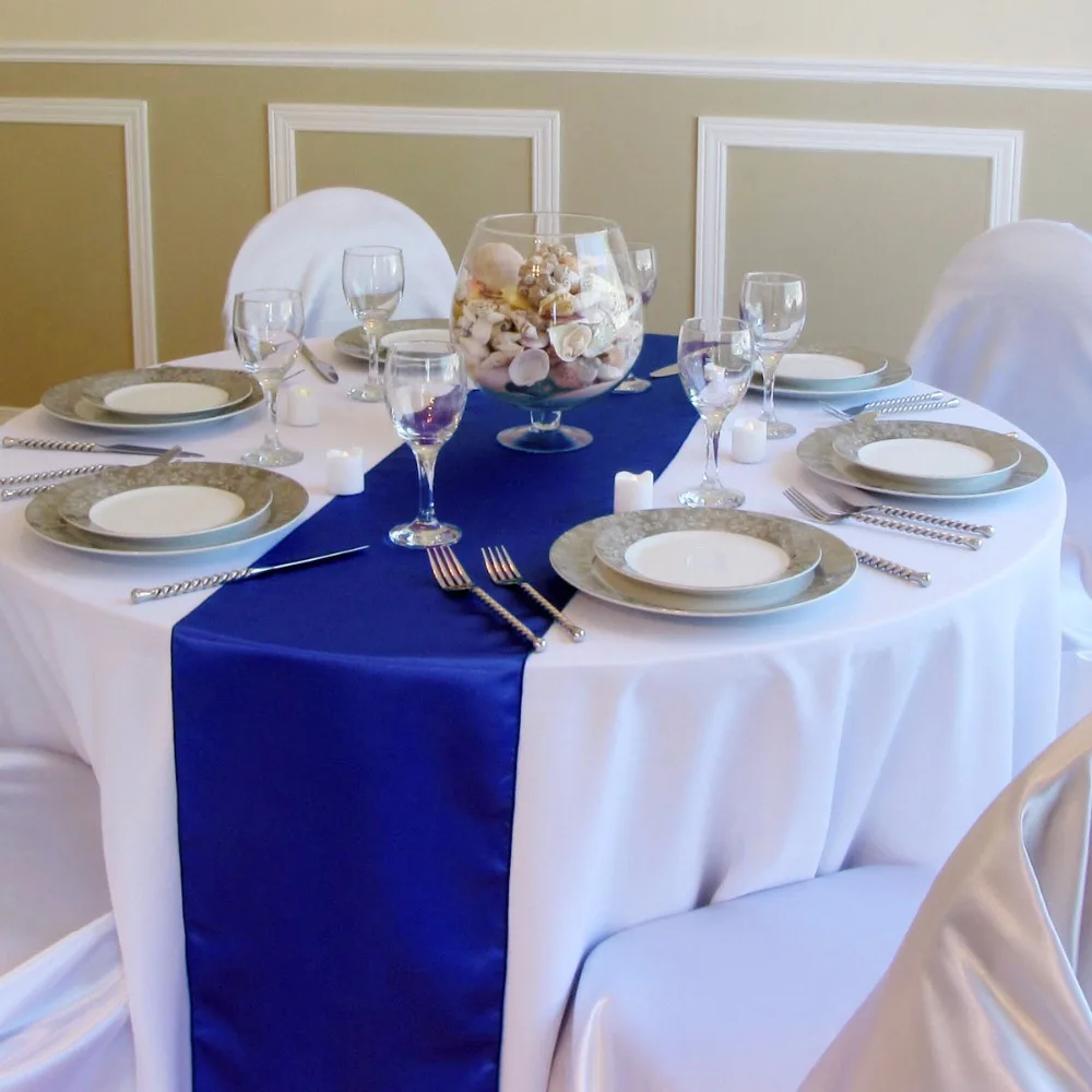 Satin Silk Tablecloths Hotel Table Runner Home Festival Christmas Table Wedding Party Banquet Venue Decor V441
Satin Silk Tablecloths Hotel Table Runner Home Festival Christmas Table Wedding Party Banquet Venue Decor V441