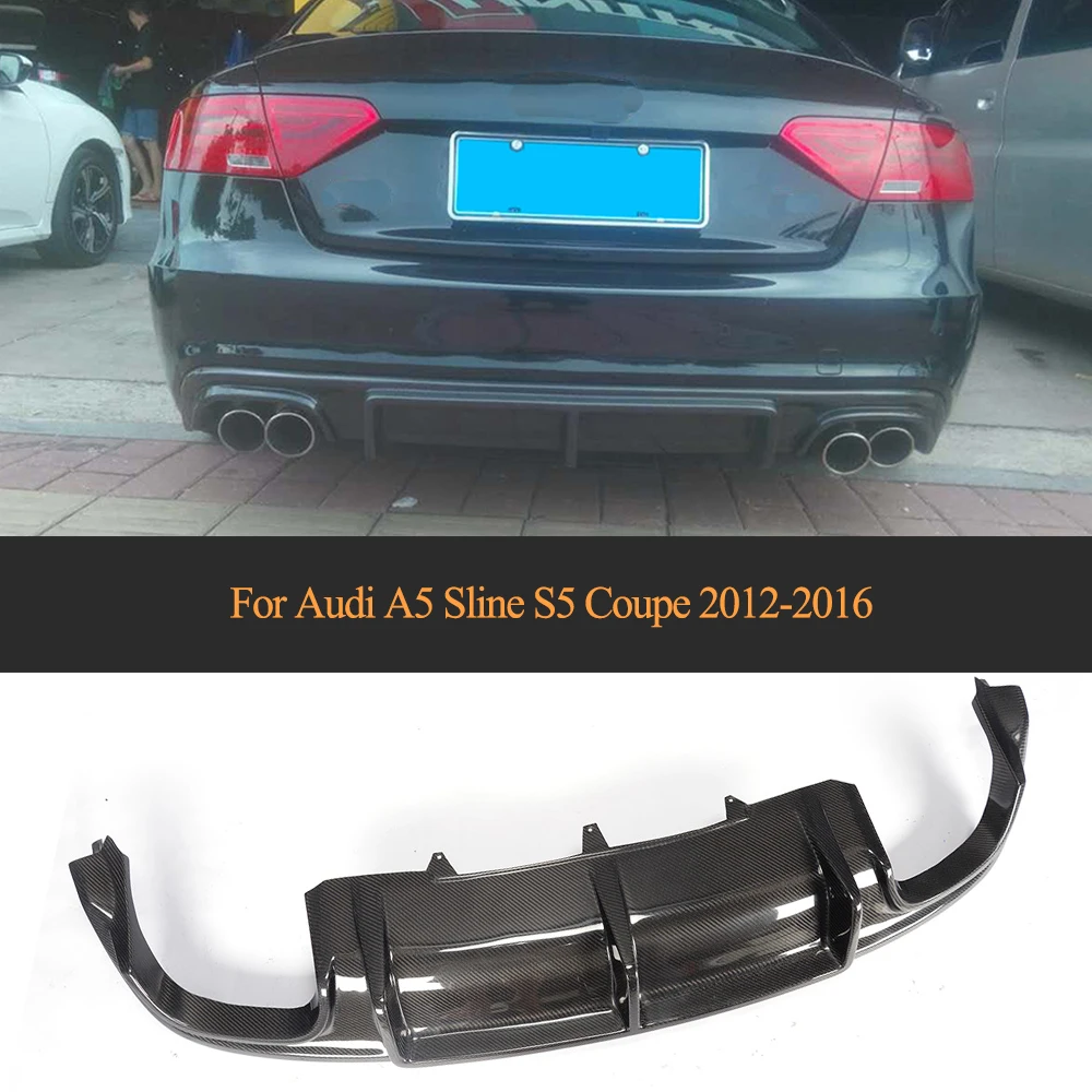 Car Rear Bumper Diffuser Lip Spoiler for Audi A5 Sline S5 Coupe 2012-2016 Convertible Non A5 Standard Carbon Fiber
Car Rear Bumper Diffuser Lip Spoiler for Audi A5 Sline S5 Coupe 2012-2016 Convertible Non A5 Standard Carbon Fiber