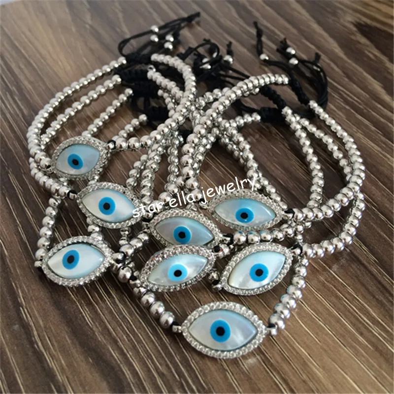 1pcs Keep Color Silver Color Turkish Marquise Evil Eye Genuine Mother of Pearl Braiding Macrame Chic Bracelet
1pcs Keep Color Silver Color Turkish Marquise Evil Eye Genuine Mother of Pearl Braiding Macrame Chic Bracelet