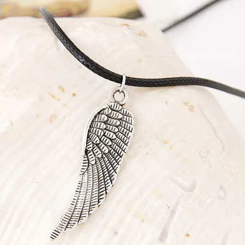 2016 lowest price necklace Antique Vintage Angel Wing Mens Leather Necklace Charms Pendants wing necklace for women and men
2016 lowest price necklace Antique Vintage Angel Wing Mens Leather Necklace Charms Pendants wing necklace for women and men