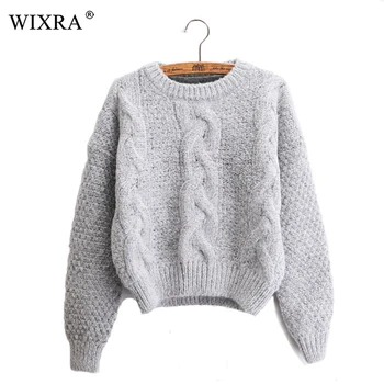 Wixra New Winter Spring Women's Sweaters Long Sleeve O-Neck Knitted Pullovers Basic Solid Female Clothing Casual Tops
Wixra New Winter Spring Women's Sweaters Long Sleeve O-Neck Knitted Pullovers Basic Solid Female Clothing Casual Tops