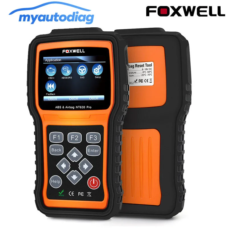 OBD 2 Auto Code Reader Scanner Tool FOXWELL NT630 Pro OBD2 Car Diagnostic Scanner Engine ABS Airbag SRS SAS Crash Data Reset
OBD 2 Auto Code Reader Scanner Tool FOXWELL NT630 Pro OBD2 Car Diagnostic Scanner Engine ABS Airbag SRS SAS Crash Data Reset