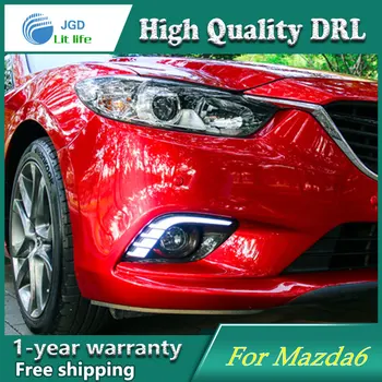 2 Pcs DRL For Mazda 6 Mazda6 Atenza 2013 2014 2015 LED DRL Daytime Running Lights Daylight Fog light cover car styling
2 Pcs DRL For Mazda 6 Mazda6 Atenza 2013 2014 2015 LED DRL Daytime Running Lights Daylight Fog light cover car styling