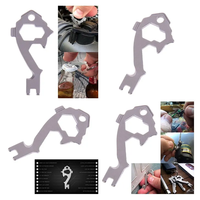 Screwdriver Key Hanging 20 In 1 Outdoor Survival Keychain Tool EDC Gear Multi Tools Pocket Camping Wrench Opener Portable Tools
Screwdriver Key Hanging 20 In 1 Outdoor Survival Keychain Tool EDC Gear Multi Tools Pocket Camping Wrench Opener Portable Tools