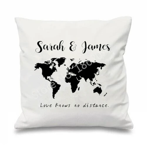 Personalised Long Relationship Valentine Gifts Custom Name Love Knows No Distance Decorative Throw Pillow Case Cushion Cover 18"
Personalised Long Relationship Valentine Gifts Custom Name Love Knows No Distance Decorative Throw Pillow Case Cushion Cover 18"