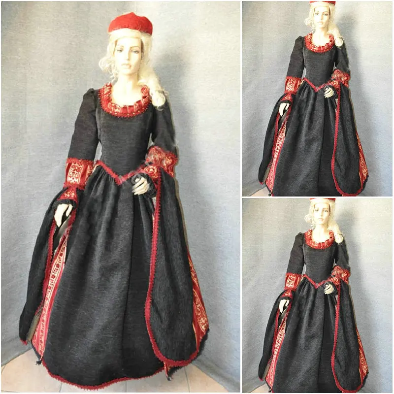History!Customer-made Vintage Costumes Cosplay Renaissance Dress Victorian Dress Steampunk dress Gothic Halloween Dresses C-731
History!Customer-made Vintage Costumes Cosplay Renaissance Dress Victorian Dress Steampunk dress Gothic Halloween Dresses C-731