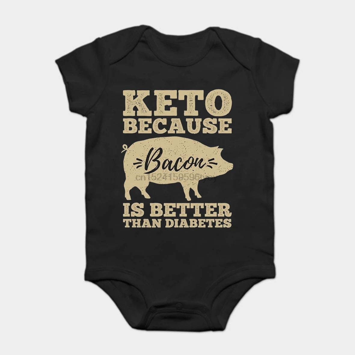 Baby Onesie Baby Bodysuits kid t shirt 100% Cotton Custom Printed Keto because Bacon is better than diabetes - Keto
Baby Onesie Baby Bodysuits kid t shirt 100% Cotton Custom Printed Keto because Bacon is better than diabetes - Keto