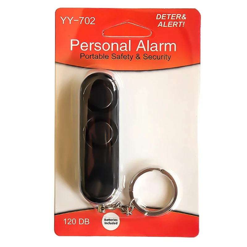 1 Pcs Plastic Personal Alarm Two Speakers Mini Personal Security Alarm System Keychain 130Db Personal Alarm
1 Pcs Plastic Personal Alarm Two Speakers Mini Personal Security Alarm System Keychain 130Db Personal Alarm