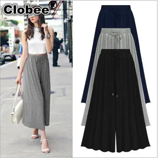 Clobee Women Pants 2019 Summer Plus Size M- 5XL 6XL Women Vintage Cotton Pants High Elastic Waist Wide Leg Stretch Trousers M268
Clobee Women Pants 2019 Summer Plus Size M- 5XL 6XL Women Vintage Cotton Pants High Elastic Waist Wide Leg Stretch Trousers M268