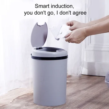 Plastic Automatic Trash Can with Odor-Absorbing Filter Wide Opening Sensor Kitchen Trash Bin J2Y
Plastic Automatic Trash Can with Odor-Absorbing Filter Wide Opening Sensor Kitchen Trash Bin J2Y