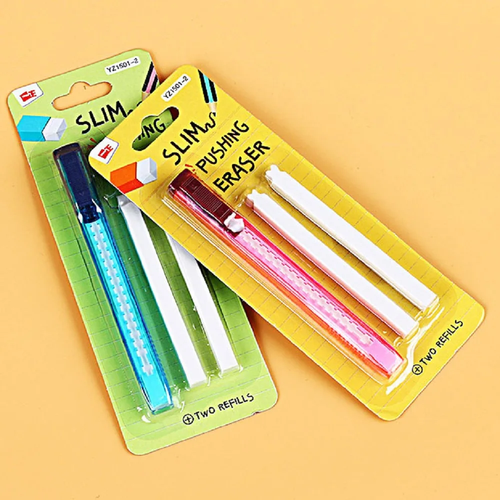 1 Set Scalable Refills Cute Eraser 1 pen and 2 Refills Spare Eraser Office School Cute School Kawaii Material Office Supplies
1 Set Scalable Refills Cute Eraser 1 pen and 2 Refills Spare Eraser Office School Cute School Kawaii Material Office Supplies
