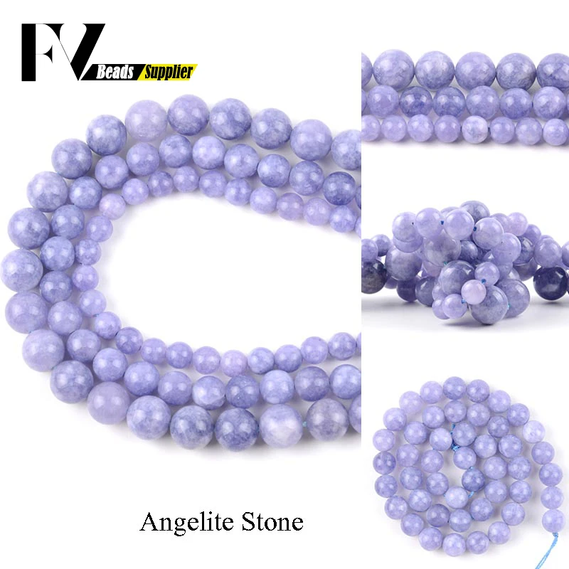 Natural Angelite Stone Round Beads Diy Jewellery 4 6 8 10 12mm Spacer Loose For Jewelry Making Bracelets Handicraft Accessories
Natural Angelite Stone Round Beads Diy Jewellery 4 6 8 10 12mm Spacer Loose For Jewelry Making Bracelets Handicraft Accessories