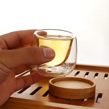6pcs/Lot 50ml Double Wall Glass Clear Handmade Heat Resistant Mini KungFu Tea Drink Mug Healthy Drink Espresso Coffee Mugs
6pcs/Lot 50ml Double Wall Glass Clear Handmade Heat Resistant Mini KungFu Tea Drink Mug Healthy Drink Espresso Coffee Mugs