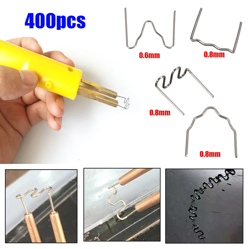 400pcs/set Durable Staples Thermo Repair Kit For Hot Stapler Car Bumper Fender
400pcs/set Durable Staples Thermo Repair Kit For Hot Stapler Car Bumper Fender