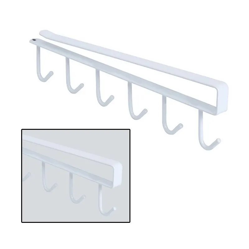 6 Hooks Kitchen Storage Rack Holder Hang Kitchen Cabinet Multifunctional Home Accessories Cooking Tools Towel Storage
6 Hooks Kitchen Storage Rack Holder Hang Kitchen Cabinet Multifunctional Home Accessories Cooking Tools Towel Storage