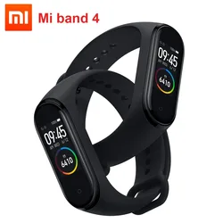 2019 Xiaomi Mi смарт-браслет 4, умный Браслет miband 4 Браслет фитнес-трекер сердечного ритма 0,95