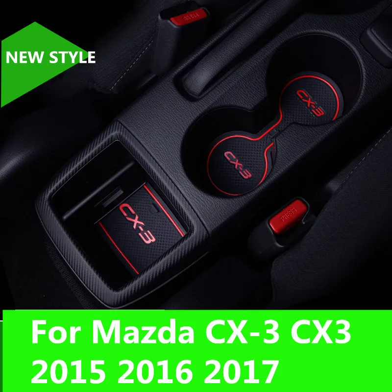 For Mazda CX-3 CX3 2015 2016 2017rubber mat door mat anti-slip Cup pad Interior decoration accessory styling Gate slot pad
For Mazda CX-3 CX3 2015 2016 2017rubber mat door mat anti-slip Cup pad Interior decoration accessory styling Gate slot pad