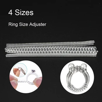 4 Sizes/set 10cm Invisible Spiral Based Ring Sizer Adjuster Guard Insert Tightener Reducer Resizing Fitter Jewelry Tools
4 Sizes/set 10cm Invisible Spiral Based Ring Sizer Adjuster Guard Insert Tightener Reducer Resizing Fitter Jewelry Tools