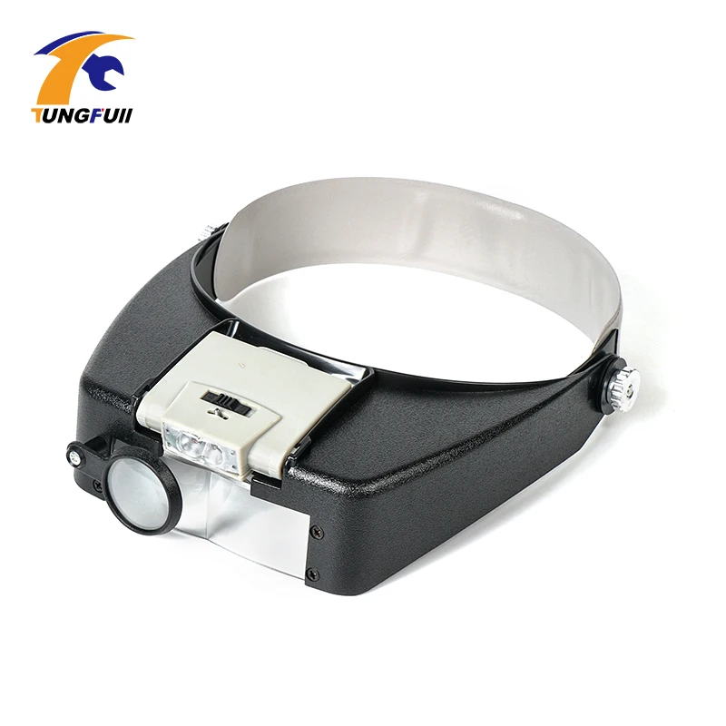 2017 Loupe Microscope Helmet Style Magnifier Glass Magnifying Glasses vergrootglas Lupas Con Luz LED lights Reading Repair Use
2017 Loupe Microscope Helmet Style Magnifier Glass Magnifying Glasses vergrootglas Lupas Con Luz LED lights Reading Repair Use