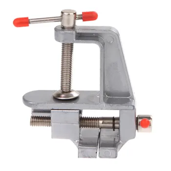 Profession Clamp Vise 3.5" Aluminum Miniature Small Jewelers Hobby Bench Table Clamp Woodworking Vise Tool
Profession Clamp Vise 3.5" Aluminum Miniature Small Jewelers Hobby Bench Table Clamp Woodworking Vise Tool