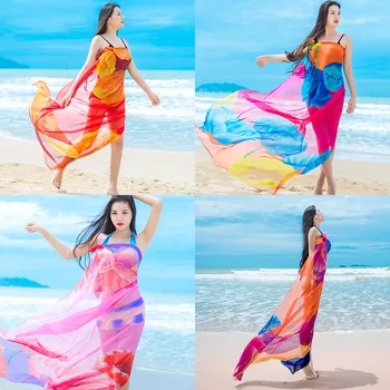 Beach beach scarves 2019 summer new imitation sun shawl ladies Korean print tulip scarf silk scarves longSunprotection clothing
Beach beach scarves 2019 summer new imitation sun shawl ladies Korean print tulip scarf silk scarves longSunprotection clothing