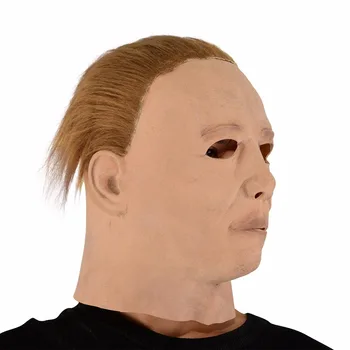 Scary MichaelMyers Mask Horror Movie Halloween Cosplay Adult Latex Party Mask (Yellow skin)
Scary MichaelMyers Mask Horror Movie Halloween Cosplay Adult Latex Party Mask (Yellow skin)