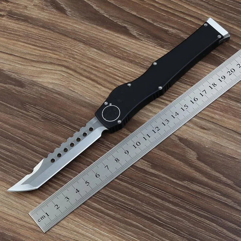 OTF outdoor folding knife VI 6 D2 blade aluminum handle camping survival outdoor EDC Tactical hunting tool dinner kitchen knife
OTF outdoor folding knife VI 6 D2 blade aluminum handle camping survival outdoor EDC Tactical hunting tool dinner kitchen knife
