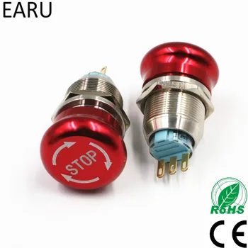 19mm 22mm Pattern Waterproof Stainless Steel Waterproof Metal Latching Emergency STOP Push Button Switch Stop Button Switch Red
19mm 22mm Pattern Waterproof Stainless Steel Waterproof Metal Latching Emergency STOP Push Button Switch Stop Button Switch Red
