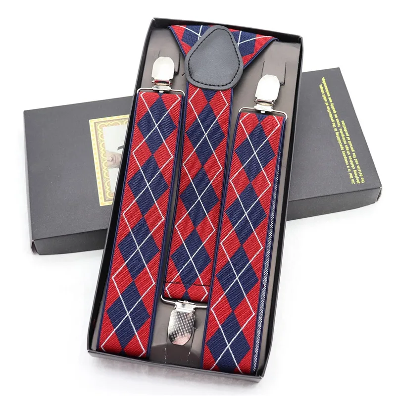 3 Clip Plaid Geometry 3.5 cm Wide Elasticity Suspenders For Women Men Child Gentleman Shirt Decoration Wedding Groom Groomsme
3 Clip Plaid Geometry 3.5 cm Wide Elasticity Suspenders For Women Men Child Gentleman Shirt Decoration Wedding Groom Groomsme