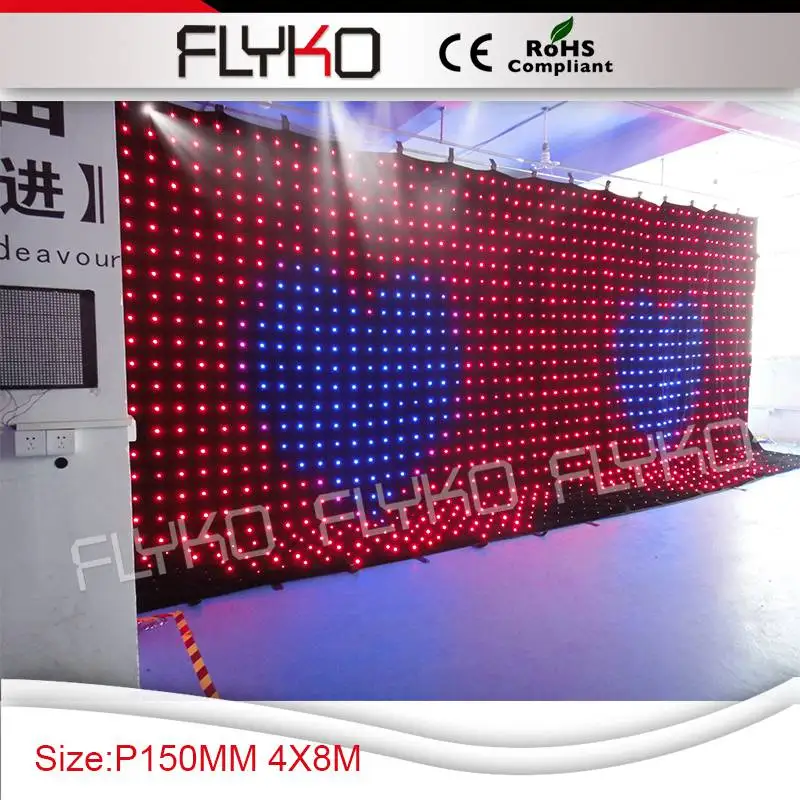 Free shipping P150MM led video curtain for Light Stage DJ Booth Cheap DJ Equipment
Free shipping P150MM led video curtain for Light Stage DJ Booth Cheap DJ Equipment