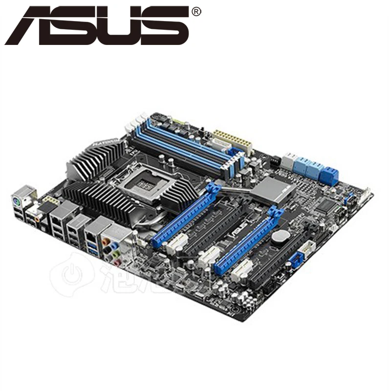 Asus P8P67 WS Revolution настольная материнская плата P67 Socket LGA 1155 i3 i5 i7 DDR3 32G ATX UEFI BIOS