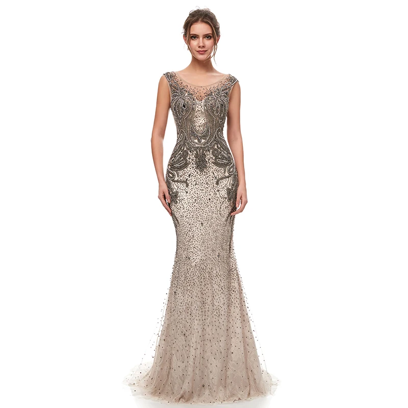 Luxury Beading Mermaid Celebrity Dresses 2019 Vintage Mocha Tulle Sleeveless Long Formal Evening Party Gown Fast Delivery L5398
Luxury Beading Mermaid Celebrity Dresses 2019 Vintage Mocha Tulle Sleeveless Long Formal Evening Party Gown Fast Delivery L5398