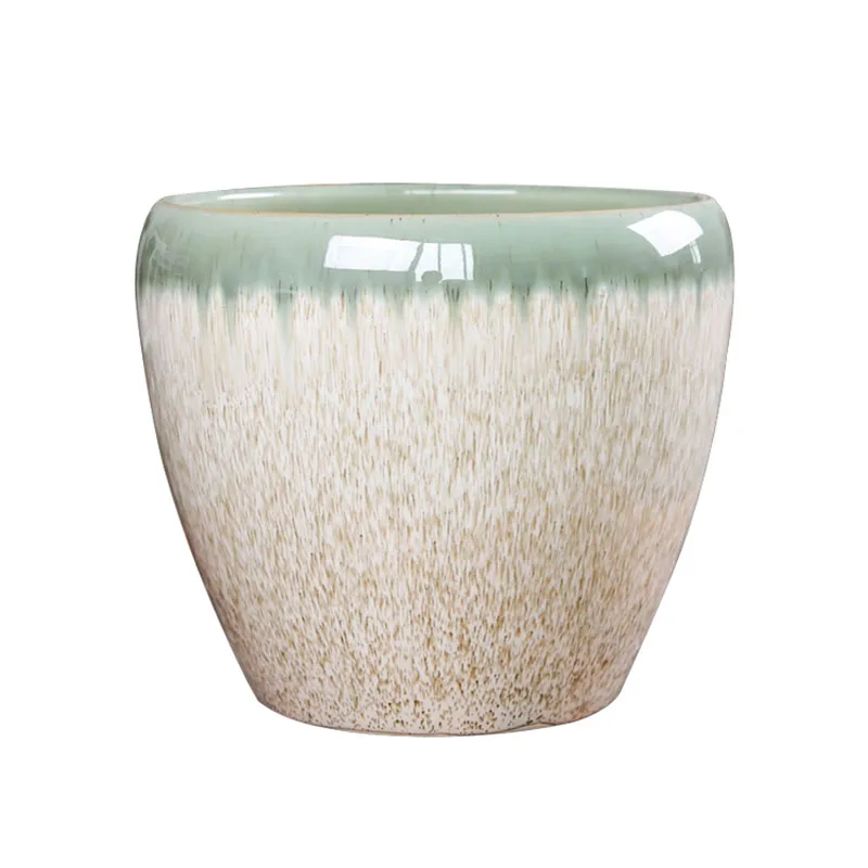 Wholesale indoor Balcony succulent planters Green Plant Pots Creative pots for flowers Ceramic Flower Pots with tray
Wholesale indoor Balcony succulent planters Green Plant Pots Creative pots for flowers Ceramic Flower Pots with tray