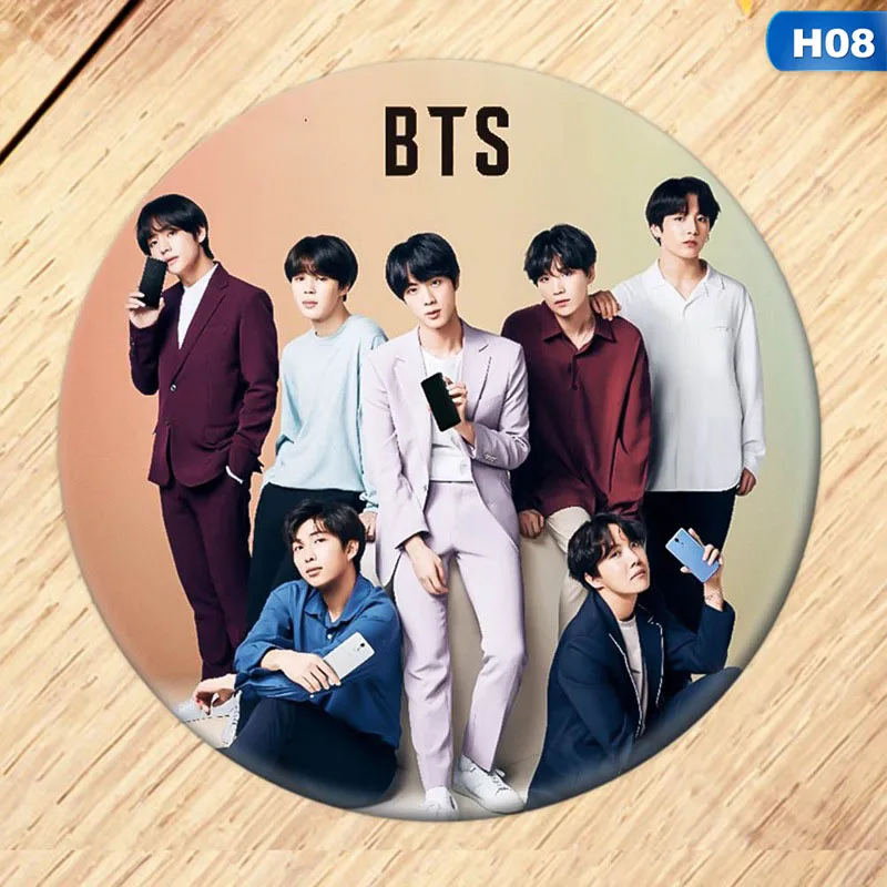 Fashion KPOP BTS Bangtan Boys JIMIN V JUNG KOOK RM JIN SUGA J-HOPE Badge Brooch Chest Pin Souvenir Gift Fans Brooch Jewelry
Fashion KPOP BTS Bangtan Boys JIMIN V JUNG KOOK RM JIN SUGA J-HOPE Badge Brooch Chest Pin Souvenir Gift Fans Brooch Jewelry