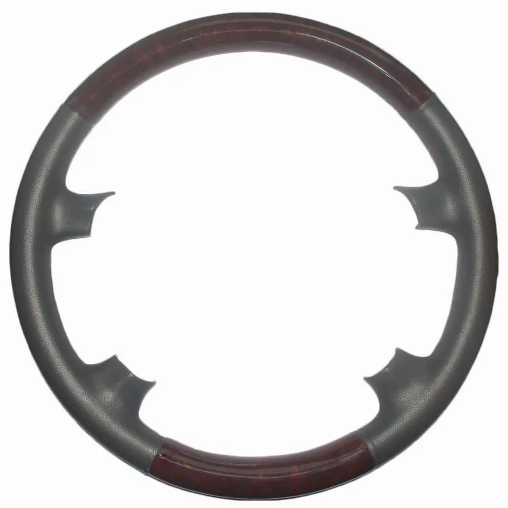 Dark Gray Leather Wood Steering Wheel Protector Cover for BMW 96-01 E38 730i 740i 750iL 97-03 E39 520i 528i 535i 540i E46 E53
Dark Gray Leather Wood Steering Wheel Protector Cover for BMW 96-01 E38 730i 740i 750iL 97-03 E39 520i 528i 535i 540i E46 E53