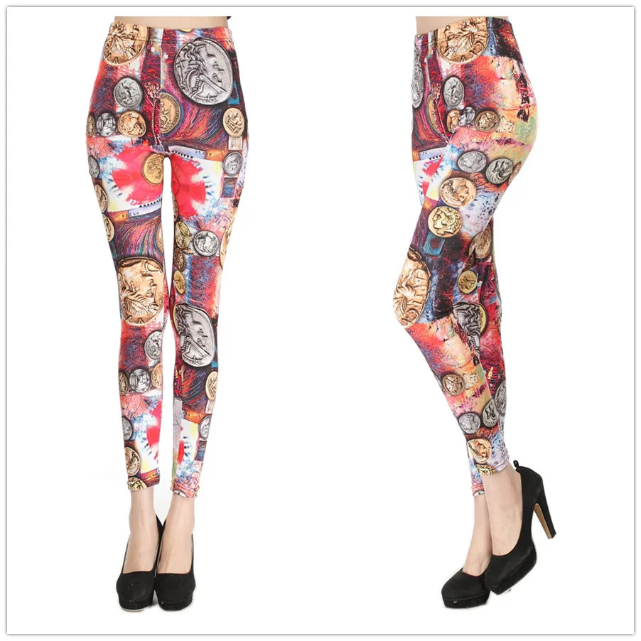 Godier Lady Skinny Pencil Capris England Coin Medal Milk Silk Printing Leggings Currency Printed Tattoo Pants JC0019
Godier Lady Skinny Pencil Capris England Coin Medal Milk Silk Printing Leggings Currency Printed Tattoo Pants JC0019