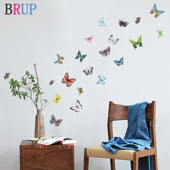 102*60cm Colorful Butterflies Wall Stickers Home Decor Living Room Butterfly Decorative Vinyls for Walls Refrigerator Door
102*60cm Colorful Butterflies Wall Stickers Home Decor Living Room Butterfly Decorative Vinyls for Walls Refrigerator Door
