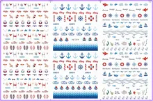 3 PACK/ LOT WATER TRANSFER DECAL NAIL ART NAIL STICKER MARINE BEACH ANCHOR BOAT FISH YE318-320
3 PACK/ LOT WATER TRANSFER DECAL NAIL ART NAIL STICKER MARINE BEACH ANCHOR BOAT FISH YE318-320