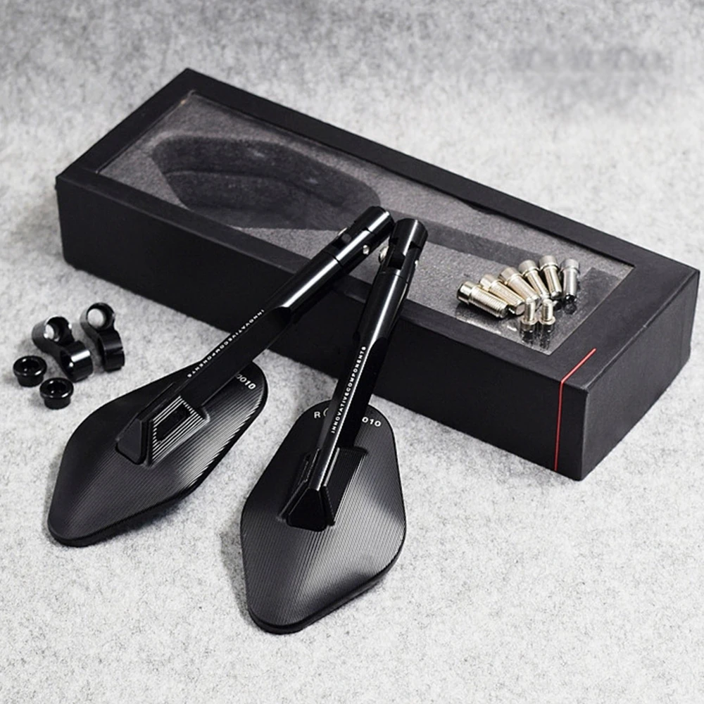 Universal Motorcycle Rearview Mirror CNC Side Mirrors For YAMAHA forcex fz6s fz09 For SUZUKI dl 250 gsf 600s gn 125 etc.
Universal Motorcycle Rearview Mirror CNC Side Mirrors For YAMAHA forcex fz6s fz09 For SUZUKI dl 250 gsf 600s gn 125 etc.