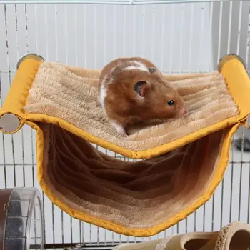 Pet Hammock Two Layers Hanging Cage Bed Toys Soft Plush Fleece House Nest For Small Pets Hamster Squirrel Chinchilla Guinea Pig
Pet Hammock Two Layers Hanging Cage Bed Toys Soft Plush Fleece House Nest For Small Pets Hamster Squirrel Chinchilla Guinea Pig
