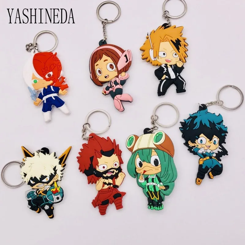 1PCS Cartoon Character Comics My Hero Academia Key Chain 3D Double Side Key Ring PVC Anime Figure Keychains Kids Toy Key Holder
1PCS Cartoon Character Comics My Hero Academia Key Chain 3D Double Side Key Ring PVC Anime Figure Keychains Kids Toy Key Holder