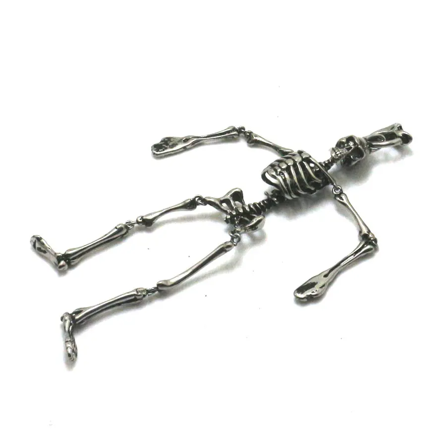 Men 316L Stainless Steel Cool Punk Gothic Newest Body Rotatable Skull Pendant Good Gift
Men 316L Stainless Steel Cool Punk Gothic Newest Body Rotatable Skull Pendant Good Gift