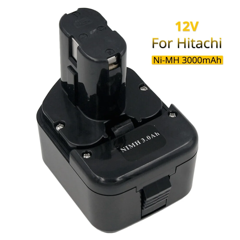 DS12VDF3 электроинструменты Замена батареи 12В 3000 мАч Ni MH для Hitachi аккумуляторная